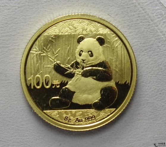 Lot82-99: 2017年熊貓紀(jì)念8g金幣  無(wú)盒證